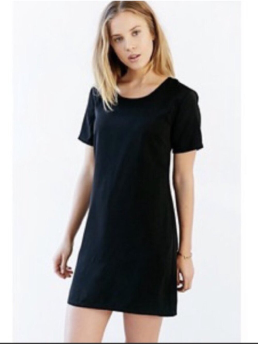 Urban Outfitters - Kimchi Blue Black Mini Shift Dress